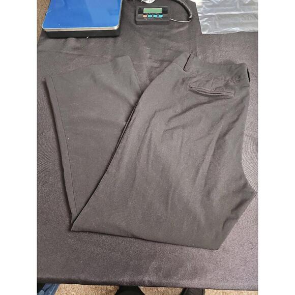 New York Company Black Back Pocket Flap Womens Office Pants Size 16 - Picture 1 of 5